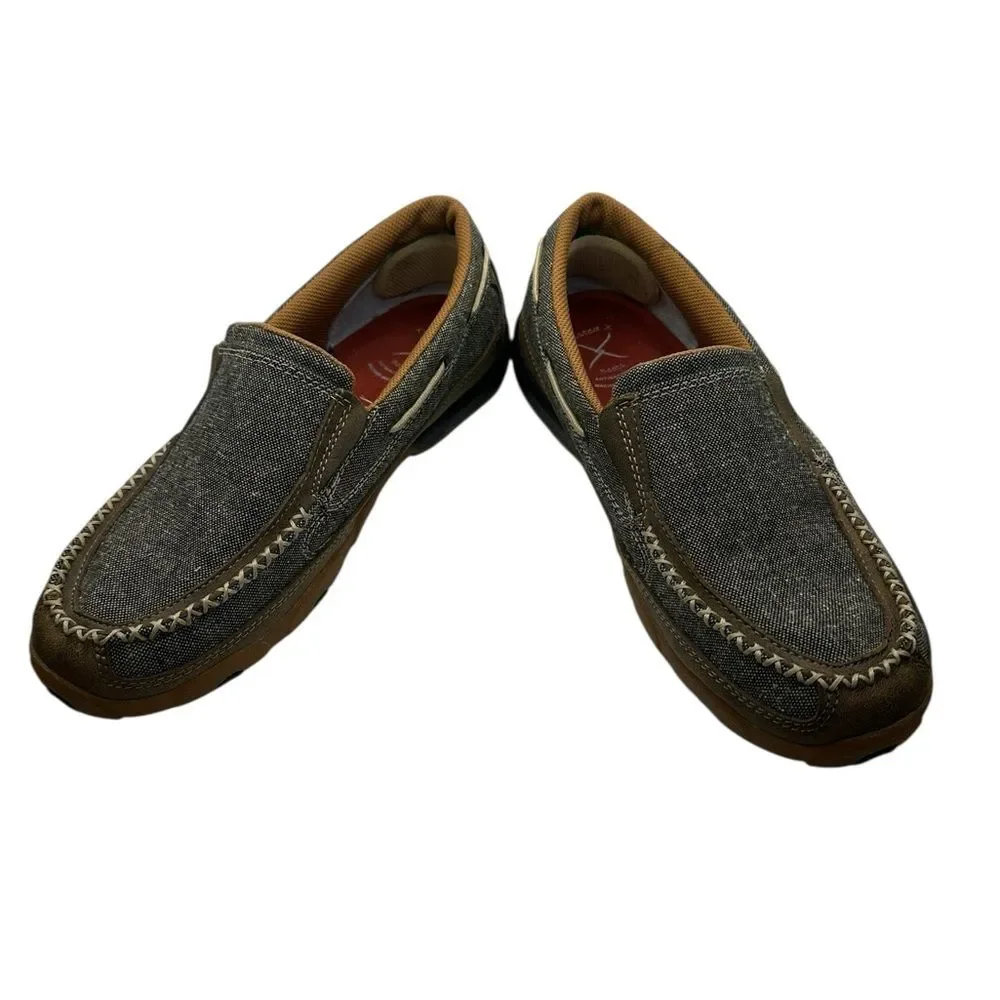 Twisted X ECO Slip On Driving Moc Womens 10 Moc Toe Casual Shoes